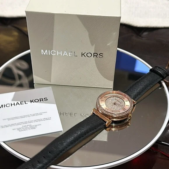 Michael Kors Catlin Rose Gold Glitz Watch MK2376 Michael Kors Women main image 4